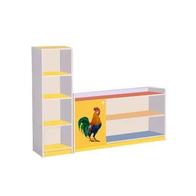 РК Стенка 2 с декорацией 21 1600х350х1060мм