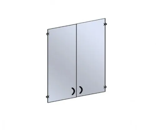 А-стл302 Альтернатива комплект стекляных дверей к шкафу А-302 710*760 
