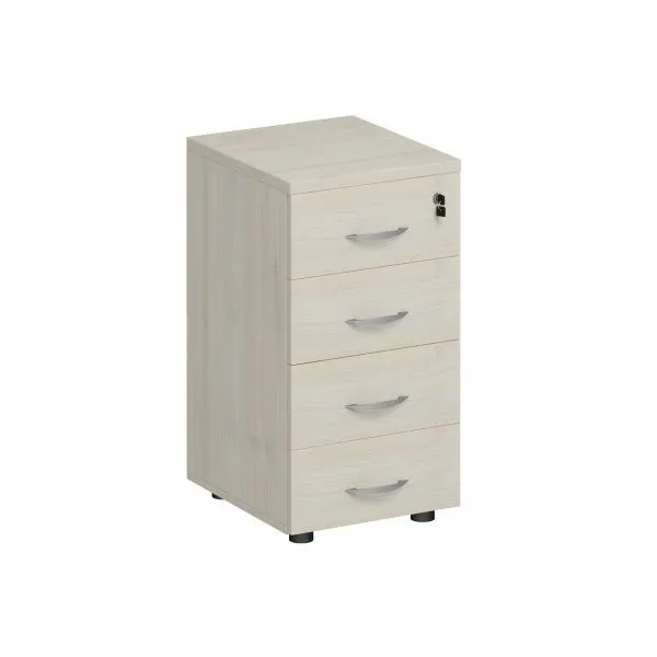 К311 Тумба приставная 4-х ящичная с замком 40x45x75