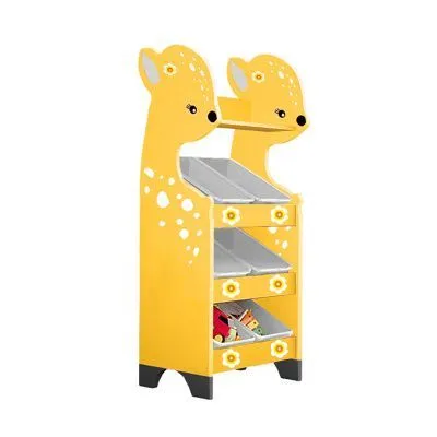 РК Стеллажная наклонная система хранения 32/4 с декорацией манго (серия Оленёнок)