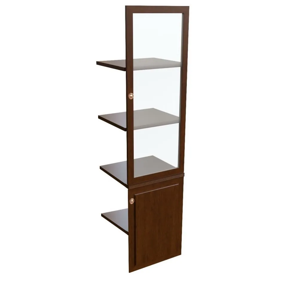 Наполнение одностворчатого шкафа со стеклом (50*47*197) арт.29553