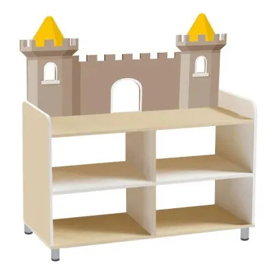 РК Тумба для игрушек и пособий 6 односторонняя на ножках 890х450х1000мм