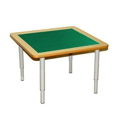 РК25 СТОЛ ДЕТСКИЙ ЛЕГО "ДУПЛО" (2 ПЛАСТИНЫ) ЗЕЛЁНАЯ+ЗЕЛЁНАЯ