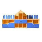 РК Стенка детская  домик 1 2760х366х1400мм