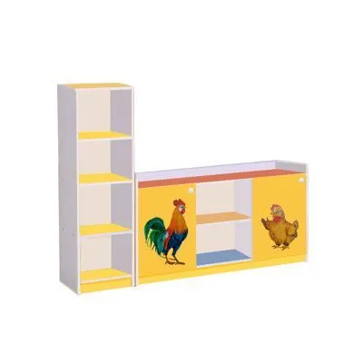 РК Стенка 2 с декорацией 22 1600х350х1060мм