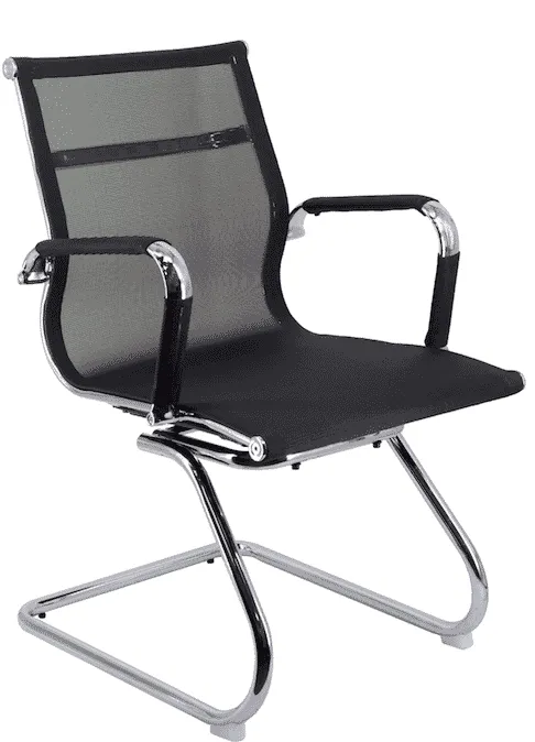B300 Кресло на полозьях, сетка/ хром