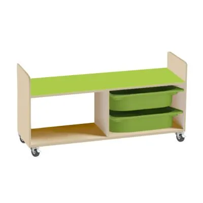 РК Тумба для игрушек и пособий 2 с двумя контейнерами 650х450х550мм