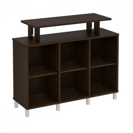 801-411 Стеллаж низкий с надстройкой (142.6х45х116)