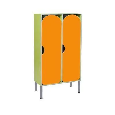 РК ШР-79 ШКАФ ДЕТСКИЙ (ЛДСП и МДФ) НА МЕТАЛЛОКАРКАСЕ С РЕШЕТКОЙ