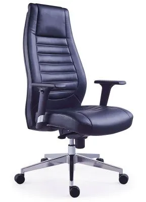 1904A Кресло руководителя, экокожа премиум/ крестовина металл