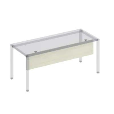 К815  Экран стола защитный (ДСП) с кронштейнами для стола 180  на металлокаркасе КФ