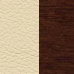 Светло-бежевая NL63/ орех гамильтон