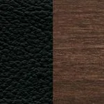 Черная NL01/ дуб валенсия