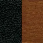 Черная/темный орех