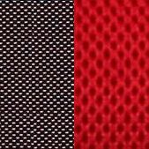 Сетка черная/ткань TW красная